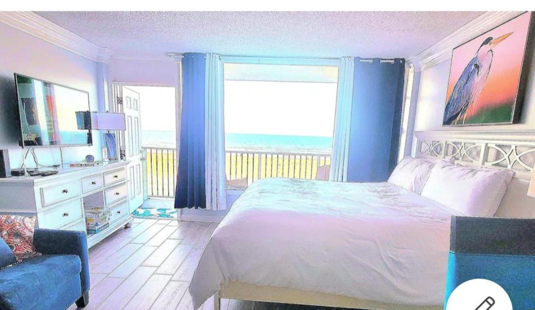 Direct Oceanfront With Balcony Apartment Daytona Beach Ngoại thất bức ảnh